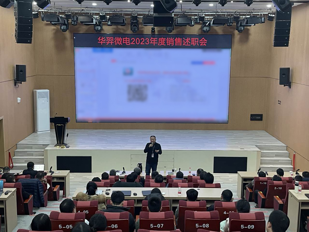 AC米兰微电召开2023年度销售会议